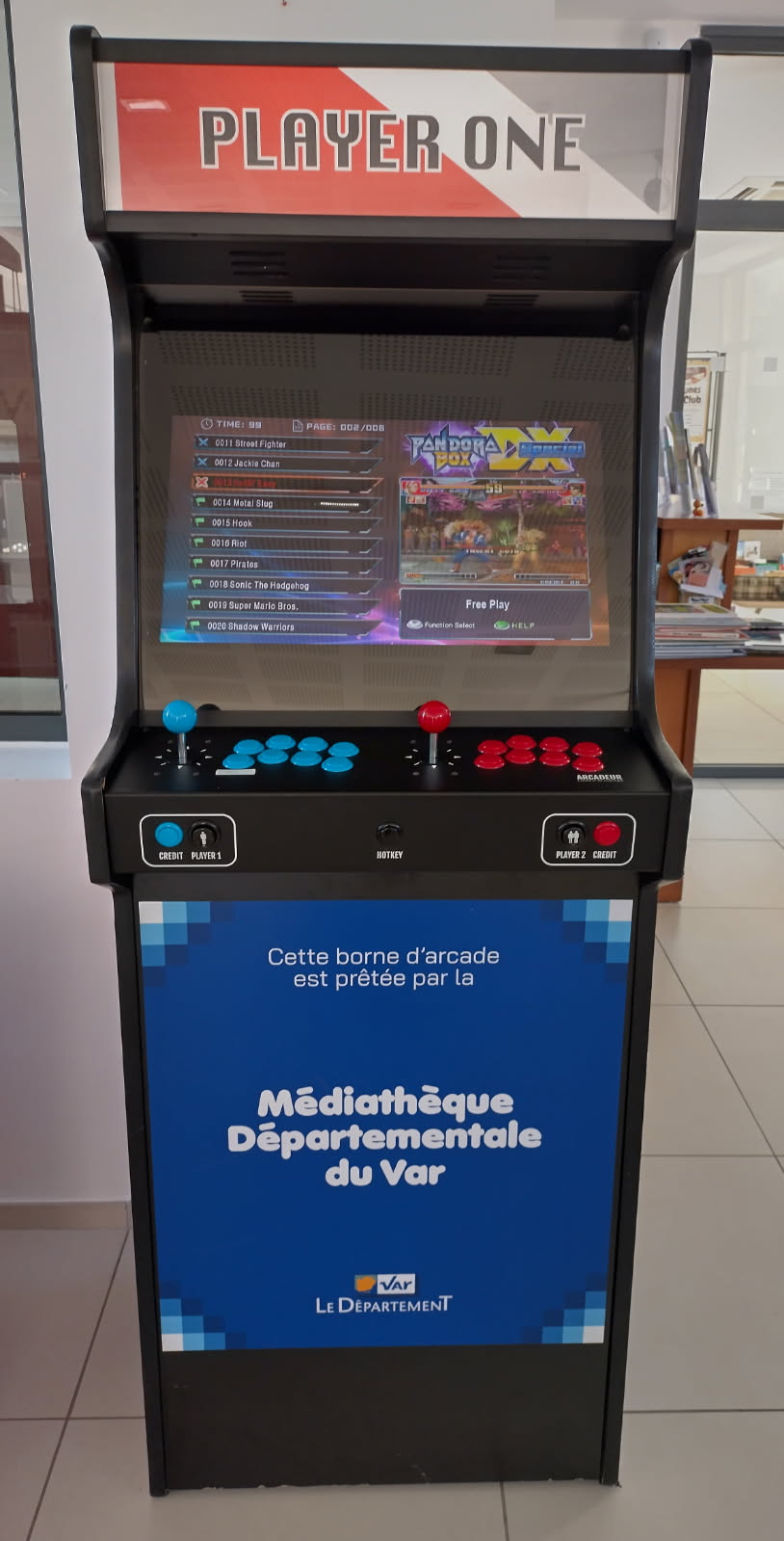 borne arcade automne